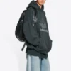 Balenciaga x adidas Logo Oversized Hættetrøje “Grøn Hvid” 712396TNVA93775