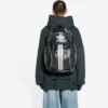 Balenciaga x adidas Logo Oversized Hættetrøje “Grøn Hvid” 712396TNVA93775