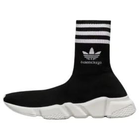 Balenciaga x adidas Originals Speed Sneakers “Black White” 711189WBDV11090