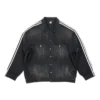 Balenciaga x adidas Oversized Denim Jakke “Black” 724775TNW541129
