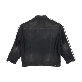 Balenciaga x adidas Oversized Denim Jakke “Black” 724775TNW541129