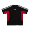 Balenciaga x adidas T-shirt, medium pasform, “Black Red” 712401TNVA61003