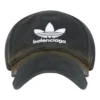Balenciaga x adidas Trefoil Balenciaga Logo-kasket “Black White” 723749410B2