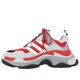 Balenciaga x adidas Triple S Sneakers “White Grey Red” 712821W2ZB46121 Balenciaga x adidas Triple S Sneakers “White Grey Red” 712821W2ZB46121