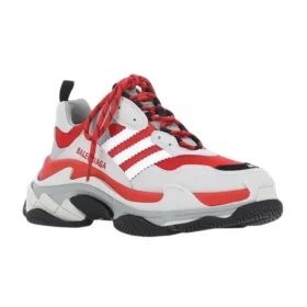 Balenciaga x adidas Triple S Sneakers “White Grey Red” 712821W2ZB46121 Balenciaga x adidas Triple S Sneakers “White Grey Red” 712821W2ZB46121