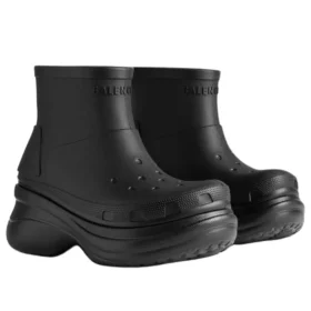 Balenciaga x Crocs Platform Støvletter “Black” 713679W1S8E1000