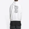 Balenciaga x FORTNITE-hettetrøje i medium pasform “White” 600583TLVO49040