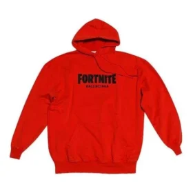 Balenciaga x FORTNITE-hettetrøje, medium pasform “Red” 600583TLVO46506