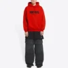 Balenciaga x FORTNITE-hettetrøje, medium pasform “Red” 600583TLVO46506