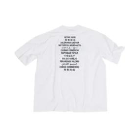 Balenciaga x FORTNITE T-shirt, medium pasform, “White” 612966TLVO39040