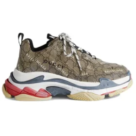 Balenciaga x Gucci Triple S-sneaker “The Hacker Project Beige” 681066-ULZ10-9795