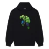 Balenciaga x Marvel Hulk-hettetrøje, medium pasform “Black” 600583TLV581000