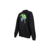 Balenciaga x Marvel Hulk-Print Boxy bomuldssweatshirt med rund hals “Sort” 671125TLV581000