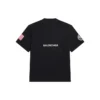 Balenciaga x NASA Crossover Space Retro T-shirt med korte ærmer “Black” 651795TKVD71070