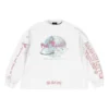Balenciaga x Pink Martini langærmet T-shirt, oversized “Ecru” 699191TMVN99800
