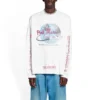 Balenciaga x Pink Martini langærmet T-shirt, oversized “Ecru” 699191TMVN99800