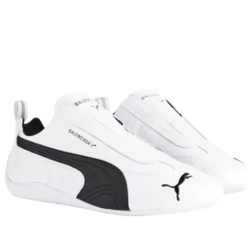 Balenciaga x Puma Speedcat læder “White Black” 847148WSDSB9010