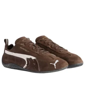 Balenciaga x Puma Speedcat Suede “Distressed Brown White” 847146WSDSD2910