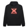 Balenciaga X-Rated til mænd, sort, rød, sort 620973TIVA81076