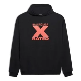 Balenciaga X-Rated til mænd, sort, rød, sort 620973TIVA81076 Balenciaga X-Rated til mænd, sort, rød, sort 620973TIVA81076