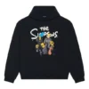 Balenciaga x THE SIMPSONS bomuldshettetrøje, bred pasform “Black” 675003TLVG81000