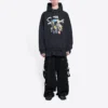 Balenciaga x THE SIMPSONS bomuldshettetrøje i bred pasform “Black” 674986TLVG81000