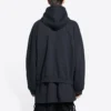 Balenciaga x THE SIMPSONS bomuldshettetrøje i bred pasform “Black” 674986TLVG81000