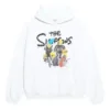 Balenciaga x THE SIMPSONS bomuldshettetrøje i vid pasform “White” 675003TLVG89016