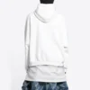 Balenciaga x THE SIMPSONS bomuldshettetrøje i vid pasform “White” 675003TLVG89016