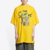 Balenciaga x THE SIMPSONS Oversized bomulds-T-shirt “Yellow” 676589TLVG77200