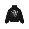 Balenciaga x The Simpsons polstret bomber-hættetrøje “Black” 657115TLVG71000