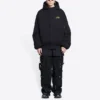 Balenciaga x The Simpsons polstret bomber-hættetrøje “Black” 657115TLVG71000