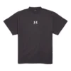 Balenciaga x Under Armour T-shirt, oversized pasform, »Black White«, 787349TRVB79034