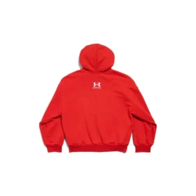 Balenciaga x Under Armour Zip-Up Hættetrøje “Red White” 803264TRVB86540