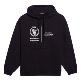 Balenciaga x WFP Crossover til mænd, sort 600583THV831000