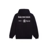 Balenciaga x WFP Crossover til mænd, sort 600583THV831000