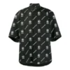 Balenciaga x WFP kortærmet skjorte med firkantet ryg “Black White” 602026TIL251070