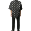 Balenciaga x WFP kortærmet skjorte med firkantet ryg “Black White” 602026TIL251070