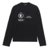 Balenciaga x WFP langærmet T-shirt, medium pasform “Black” 612967THV841000