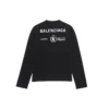 Balenciaga x WFP langærmet T-shirt, medium pasform “Black” 612967THV841000