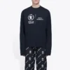 Balenciaga x WFP langærmet T-shirt, medium pasform “Black” 612967THV841000