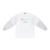 Balenciaga x WFP T-shirt med dobbelte ærmer “White” 698089TMVL29086