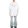Balenciaga x WFP T-shirt med dobbelte ærmer “White” 698089TMVL29086