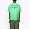 Balenciaga x WFP T-shirt, medium pasform “Green” 612966THV844162