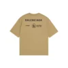 Balenciaga x WFP T-shirt, medium pasform, “Khaki” 612966THV849605