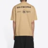 Balenciaga x WFP T-shirt, medium pasform, “Khaki” 612966THV849605