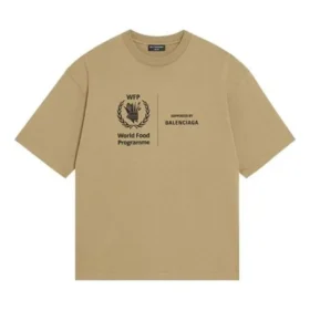 Balenciaga x World Food Program T-shirt “Beige” 612965THV849605 Balenciaga x World Food Program T-shirt “Beige” 612965THV849605