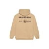 Balenciaga x World Food Programme Hættetrøje i medium pasform “Beige” 600583TJVK49605