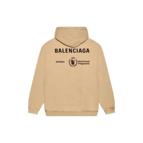 Balenciaga x World Food Programme Hættetrøje i medium pasform “Beige” 600583TJVK49605