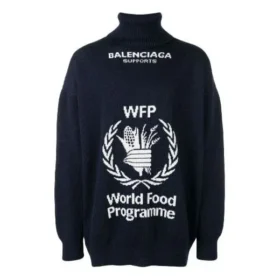 Balenciaga x World Food Programme-trøje “Navy White” 542703T15074177